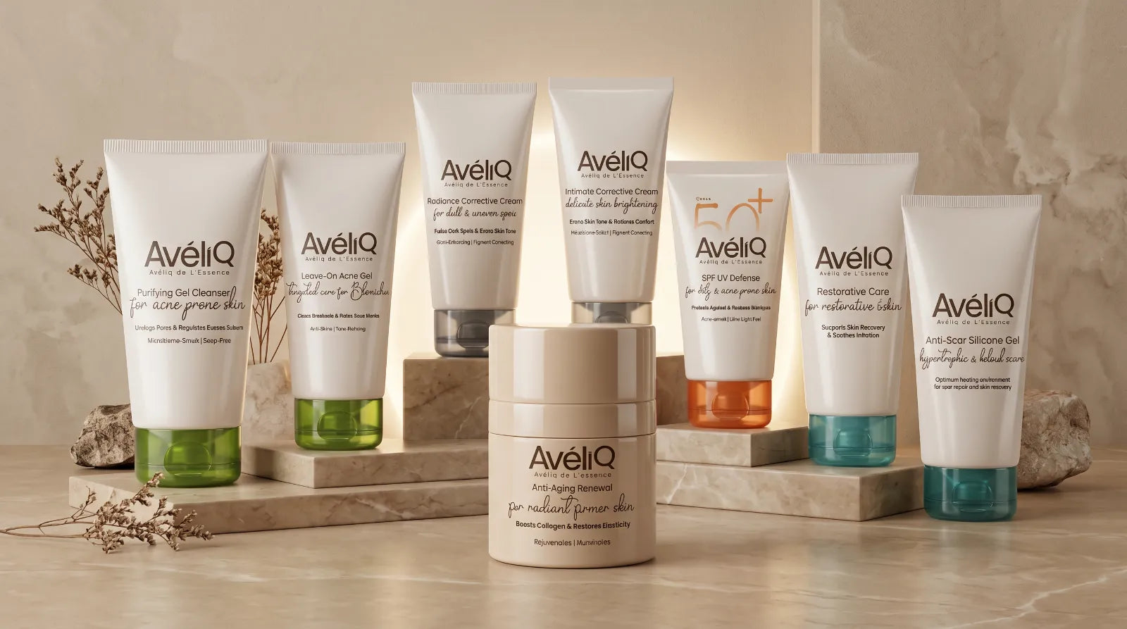 The complete AvéliQ portfolio